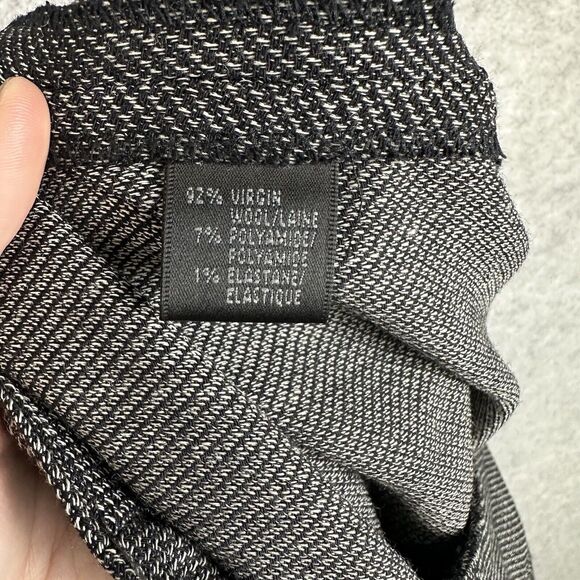 LAFAYETTE 148 NEW YORK Virgin Wool Blend Wide Straight Leg Pants Trousers size 8 - Picture 12 of 14